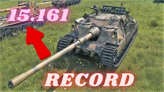 FV217 Badger  World record damage for this tank 15.161 Damage 7 Kills World of Tanks Gameplay (4K)
