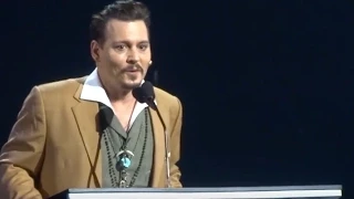 Johnny Depp surprise Disney Legend award - Speech at D23 Expo 2015