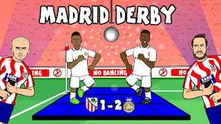 DANCE! Atletico vs Real Madrid (1-2 Highlights: Vinicius Rodrygo Valverde Goals Madrid Derby)