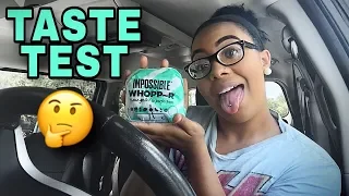 TRYING BURGER KING'S NEW IMPOSSIBLE WHOPPER | Meatless Burger?!