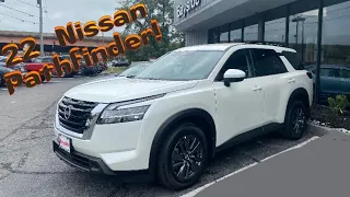 2022 Nissan Pathfinder SV 4WD Startup walkaround and brief look at Nissans new SUV!