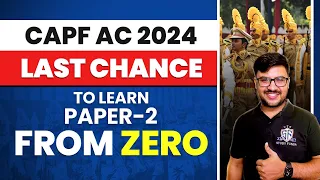 CAPF AC 2024 Paper-2 Classes