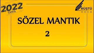 Sözel Mantık -2 / BOMBAAA / RÜŞTÜ HOCA