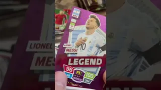 Messi Legend Card!! Panini Adrenalyn XL World Cup 22 #shorts