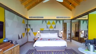 Hard​ Rock Hotel Maldives, Room Platinum Overwater Villa, Roomtour @AllHotelReview