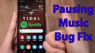 Music Pausing - Samsung Galaxy Bug Fix