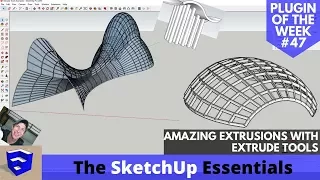 AMAZING Extrusions in SketchUp with Extrude Tools - ALL TOOLS EXPLAINED! - Extension of the Week #47