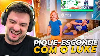 BRINCANDO DE PIQUE-ESCONDE COM O LUKE