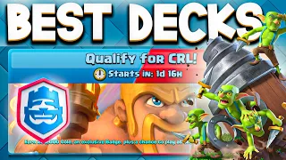 #1 Best Deck for the CRL 20 Win Challenge!