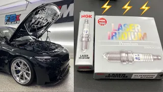 Replacing the Spark Plugs on my BMW F80 M3!! (NGK 97506)