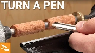 Turning a Pen on a Lathe (Pen Making How-to)