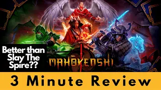 Mahokenshi review - turn based tactical roguelike deckbuilder!