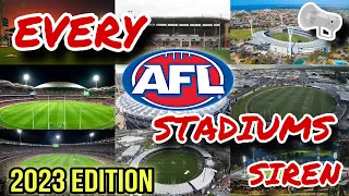 EVERY AFL STADIUM SIREN + BONUS SIRENS (2023 EDITION)