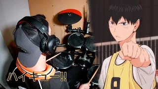 Haikyuu!! S2 OP2 (ハイキュー!!) -「Fly High!!/Burnout Syndromes」- Drum Cover (ドラムカバー)