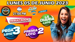 Sorteo 9 PM Loto Honduras, La Diaria, Pega 3, Premia 2, LUNES 05 DE JUNIO 2023 |✅🥇🔥💰