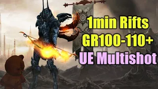 The Fastest Bow in the West - 1min GR100+ Farm UE Multishot DH Guide - Season 28