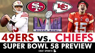 Super Bowl 58 Preview: Chiefs vs 49ers Prediction, Injury News, Christian McCaffrey, Patrick Mahomes