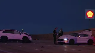 HPD: Woman fatally struck after stepping out of car following crash on North Freeway