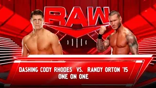 WWE 2K24 - “Dashing” Cody Rhodes VS. Randy Orton