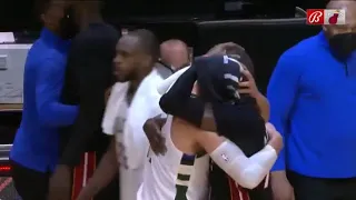Bubble Adebayo in TEARS after getting swept by the Bucks