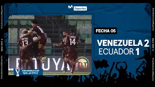 VENEZUELA vs. ECUADOR [2-1]: Resumen y GOLES del partido | FECHA 5 | ELIMINATORIAS QATAR 2022 ⚽