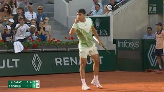 Carlos Alcaraz vs Flavio Cobolli Highlights ROLAND GARROS | FRENCH OPEN 2023 🔴