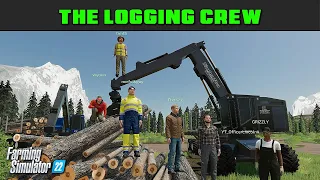 Slow Down You Guys Are Way To Productive - Logging Crew 144 - Farming Simulator 2022 - FDR Logging