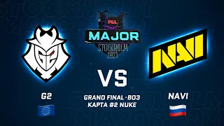 [RU] G2 vs NAVI • Nuke • Grand Final • PGL Major Stockholm 2021