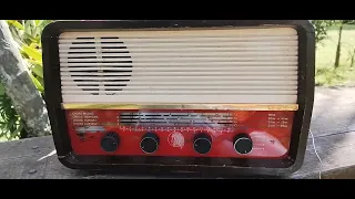 Rádio Montreal Cara de Índio sintonizado na Rádio Relógio do Brasil RJ AM 580mhz
