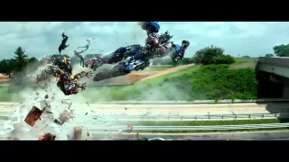 Transformers 4 (2014) Optimus Prime vs Galvatron (HD latino)