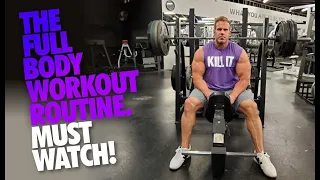 MY FULL BODY WORKOUT ROUTINE. MUST WATCH!