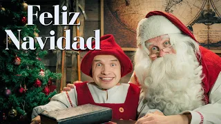 Feliz Navidad 😍🎅 mensaje de Papá Noel Santa Claus y Kilvo Elfo Laponia Finlandia