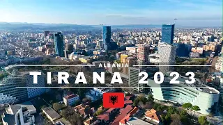 #Tirana 2023 - 🇦🇱 #Albania [4K Drone Footage] @MTravelVlog