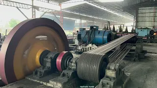 How Machines Manufactured by us Produces Steel Mill longest Rebar (Haters are Welcome to Rate)