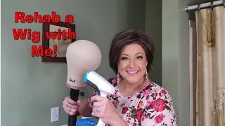 TIP TUESDAY: REHAB A WIG with me!! Will STEAM rehab a much loved Jon Renau Eve?  Let's fine out!