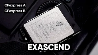 How to choose a fast MEMORY CARD for VIDEO shooting? EXASCEND CFexpress Type A | Type B Memory Cards