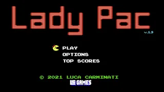 Lady Pac / Ms. Pac-Man | C64 | 2021 | Homebrew | Capcom meidet Ms. Pac-Man! SKANDAL!!!