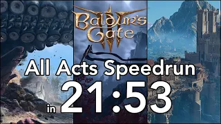 [WR] Baldur's Gate 3 - Any% All Acts Speedrun in 21:53