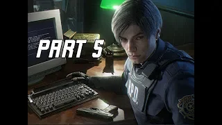 RESIDENT EVIL 2 REMAKE Walkthrough Part 5 - Lightning Hawk (Let's Play RE2 Remake)