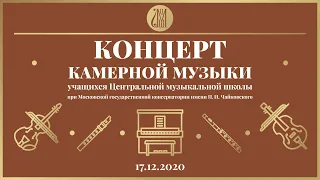 Концерт камерной музыки учащихся Центральной музыкальной школы (декабрь, 2020 г.)