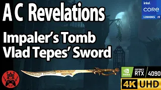 🧛 Impaler's Tomb Secret - Vlad Tepes' Sword - Assassin's Creed Revelations | 4K 60FPS PC