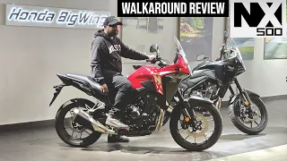 Honda NX500 First Look Walkaround India Review Exhaust Sound