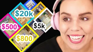 Every room is a different budget in The Sims 4 ($500 to 20k!)