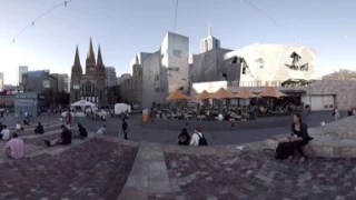 360 video: Federation Square, Melbourne, Australia