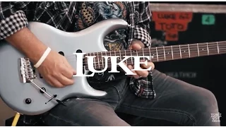 Steve Lukather demos his Ernie Ball Music Man LUKE Electric Guitar
