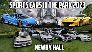SPORTS CARS in the Park 2023 SCITP at Newby Hall Car Show with Yorkshire Flat 4 Subaru Owners Club