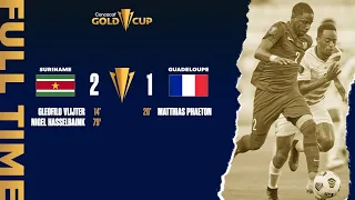 HIGHLIGHTS SURINAME VS GUADELOUPE || CONCACAF GOLD CUP ~ FULLTIME RESULT 2-1