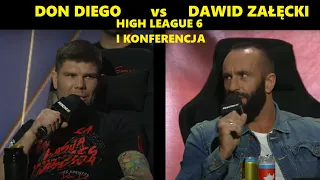 DON DIEGO vs DAWID ZAŁĘCKI. HIGH League 6: I Konferencja