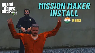 How To Install MISSION MAKER | GTA 5 MOD Hindi