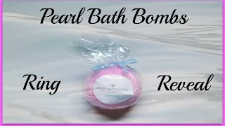 Pearl Bath Bombs Ring Reveal - Lavender Bath Bomb!